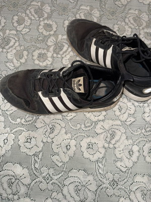 Adidas black shoes, size 45
