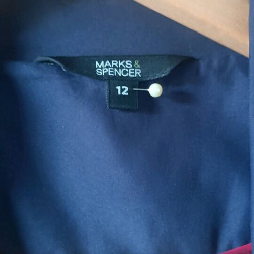 Marks and Spencer blue trench coat like new, size L