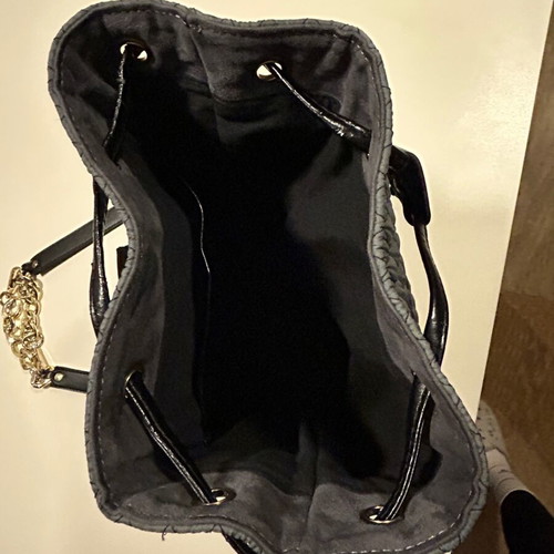 Handmade Pouch Backpack from capitone fabric, new