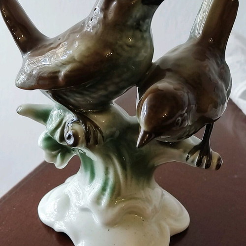 Porcelain bird figure Gerold Bavaria like new