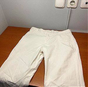 Zara παντελόνι άσπρο