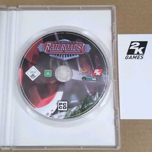 Sid Meier's Railroads PC CD-ROM like new