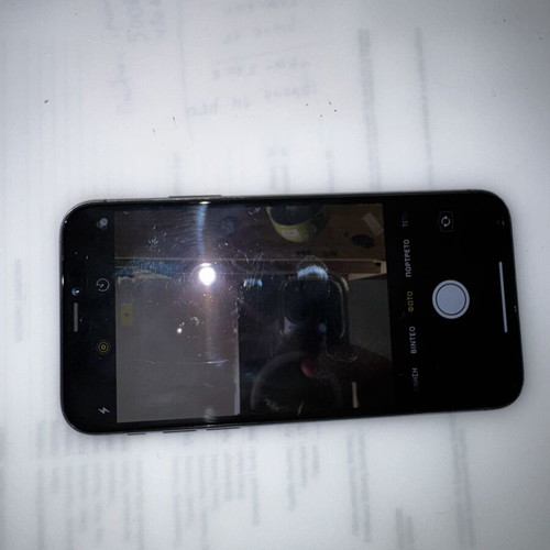 iPhone X 64GB used, no Face ID, black, dual SIM