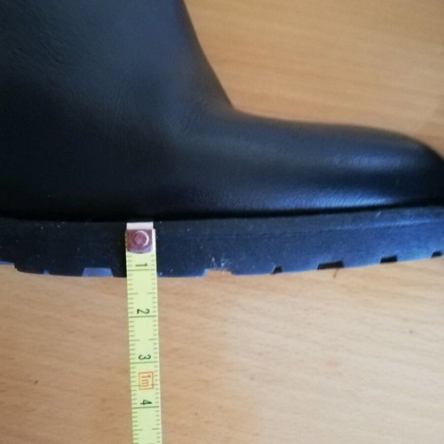 Alpe leather boots used, black, size 37