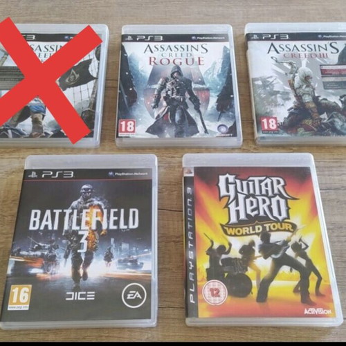 4 Ps3 games