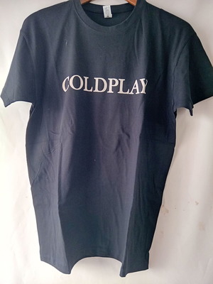 Συλλεκτικό φανελάκι Coldplay ΟΑΚΑ 8 και 9/6/2024 μαύρο ολοκαίνουργιο αφόρετο