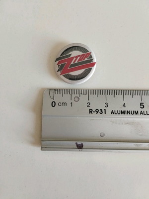 ZZ TOP pin new, size 1inch / 25mm