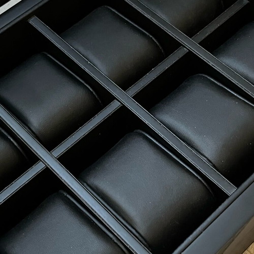 Watch box display Trendhim like new, black wood veneer for 10 watches