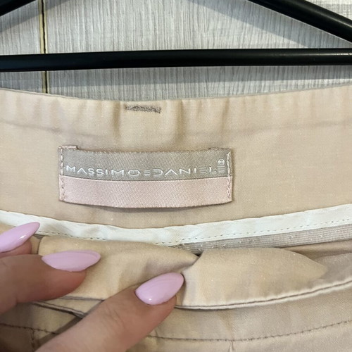 Massimo Danieli women's pants medium beige used with small marks