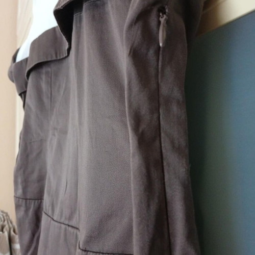Giovanni dress in white and brown, like new, size L