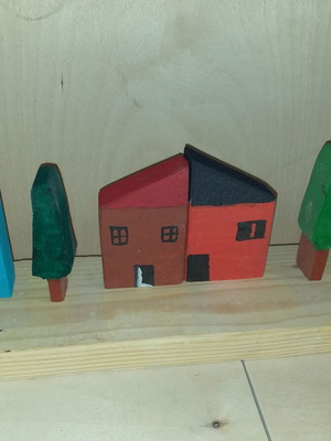 Wooden decorative houses new