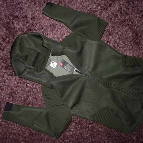 Under Armour Unstoppable Move Fullzip Hoodie new, size L, green