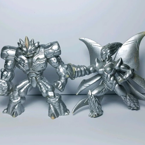 Gormiti cartoon used silver collectible figures