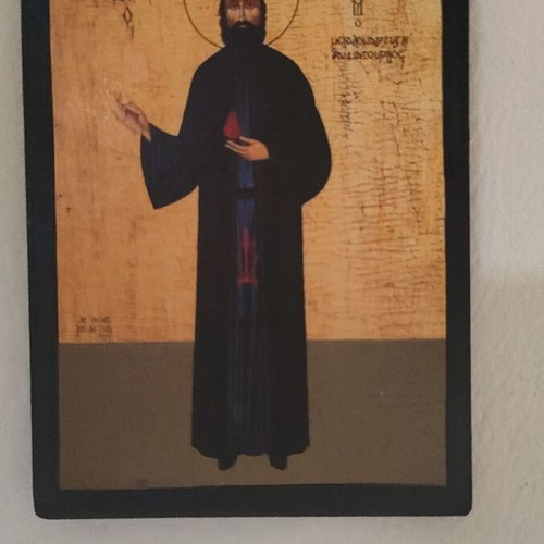 Saint Ephraim icon like new, wooden, standard size