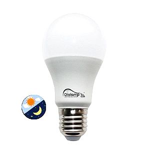 Diolamp Λάμπα LED για Ντουί E27 Ψυχρό Λευκό 940lm με Φωτοκύτταρο Ημέρας - Νύχτας