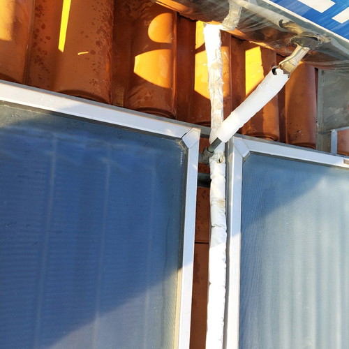 Maltezos solar collector used, 2 panels, 2016
