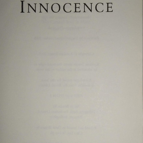 Innocence book used in Greek