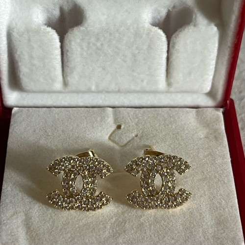 Chanel women's earrings new, gold and silver