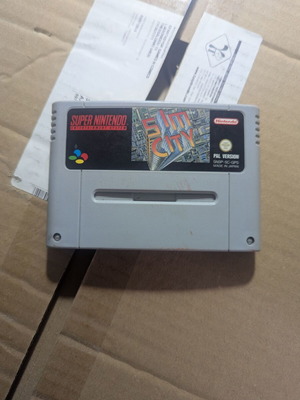Sim City game for Super Nintendo used