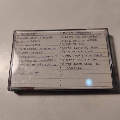 Soilwork and Fates Warning cassette used, metal