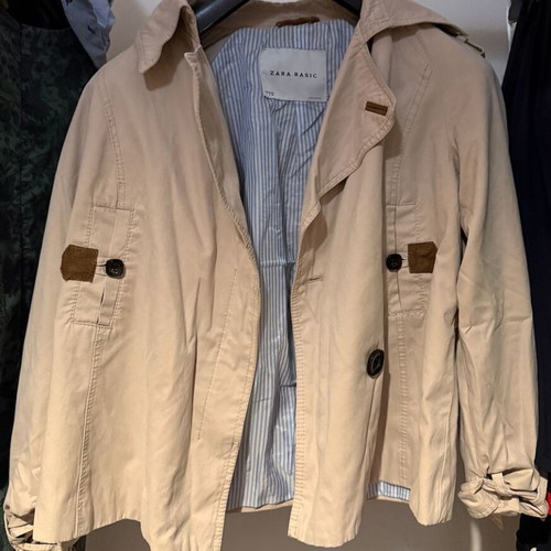 Zara Basic women's jacket beige size M used