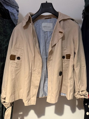 Zara Basic women's jacket beige size M used