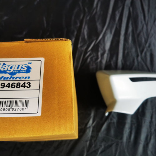 Seat left mirror covers unpainted, set of 2 new