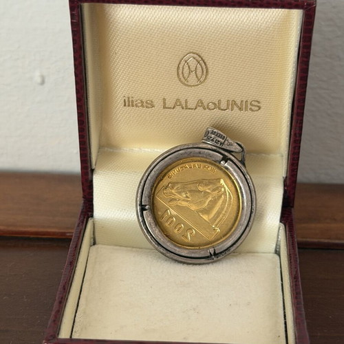 LALAoUNIS 2001 pendant like new, gold and silver