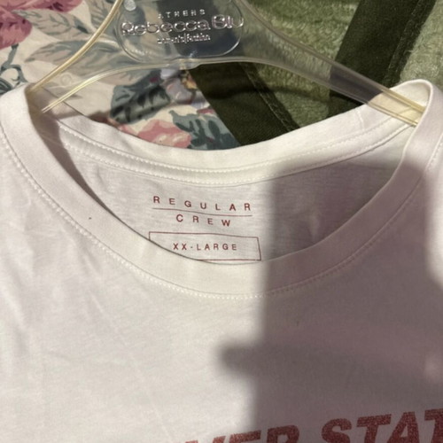 Short-sleeve shirt white XXL like new