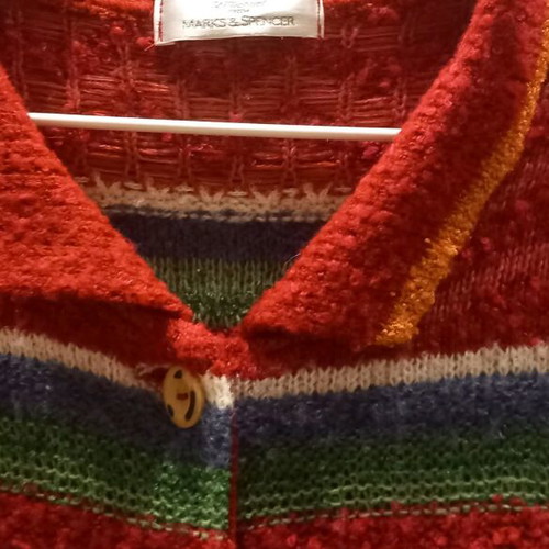 Marks & Spencer cardigan used, multicolor, size M