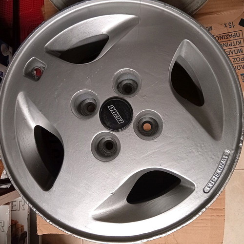 Fiat rims used, set of 4 with minor edge damage