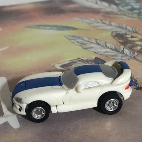 Autotech O.S.F.T. Retro Transforming Robot Car Dodge Viper 1/64 scale