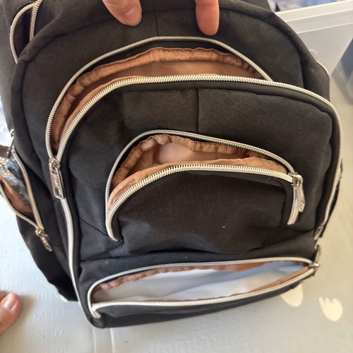 Backpack diaper bag like new with many baby compartments