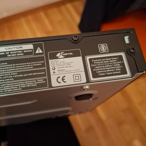 DVD player new with remote control and cables