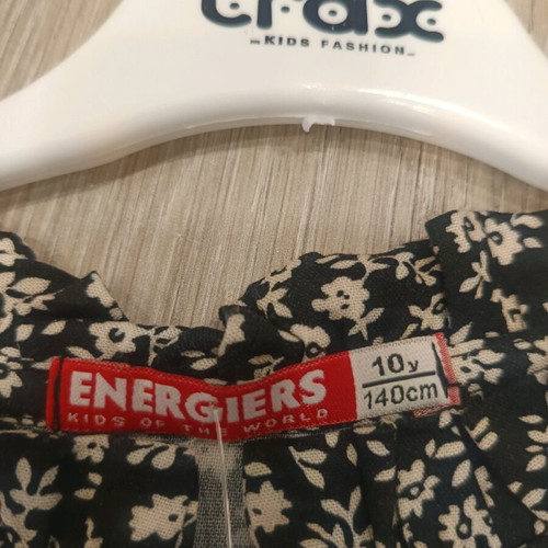 Energiers Thin Cotton Dress new, size 10, black and white