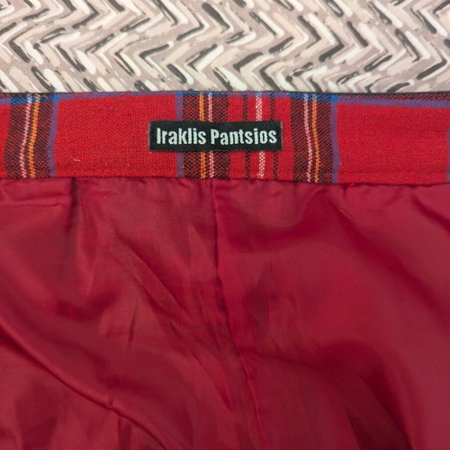 Iraklis Pantsios skirt like new, size L, black and red