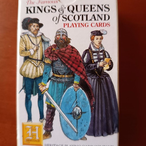 The Famous Kings & Queens of Scotland Playing Cards brand new