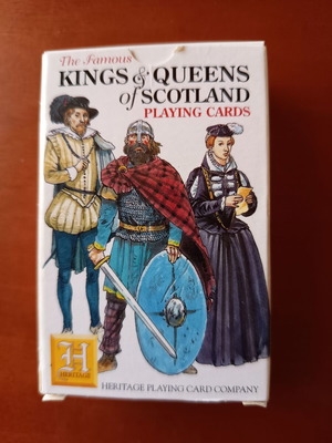 The Famous Kings & Queens of Scotland Playing Cards brand new