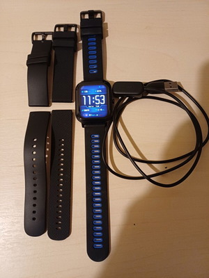 Xiaomi Amazfit GTS 43 αψεγάδιαστο σαν καινούργιο με 3 λουράκια και γιαλακι προστασίας