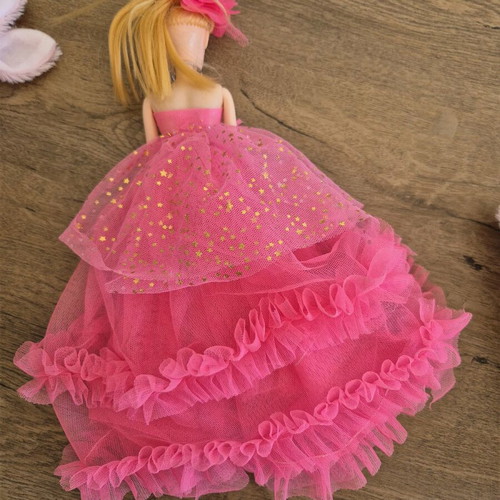 Set of stuffed toys and doll like new, 3 pieces