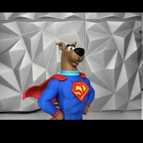 SuperDoo Scooby x Superman figure 30cm new
