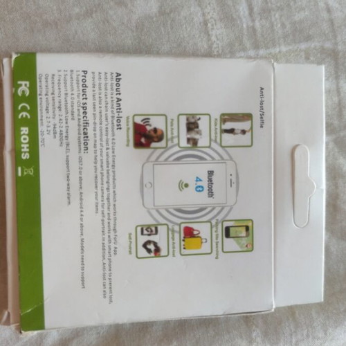 Bluetooth location tracker and anti-theft alarm used