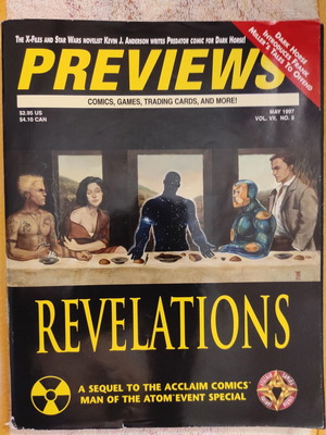 Previews May 97 κατάλογος κόμικς και συναφών ειδών μεταχειρισμένος