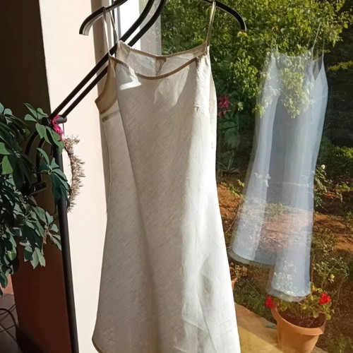 Linen dress Toi&Moi like new, white, summer style