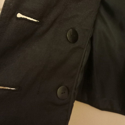 Jacket black cropped used, size M