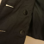 Jacket black cropped used, size M