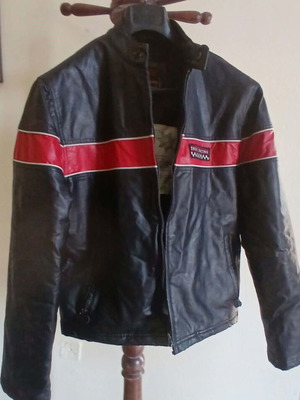 Vintage Racing jacket Jones Racing / Inox Racing, black and red, size L