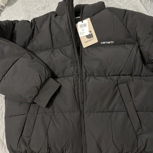 Carhartt puffer jacket new, men's XL, black