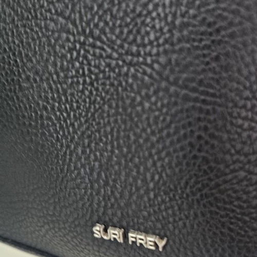Suri Frey shoulder bag like new, black faux leather
