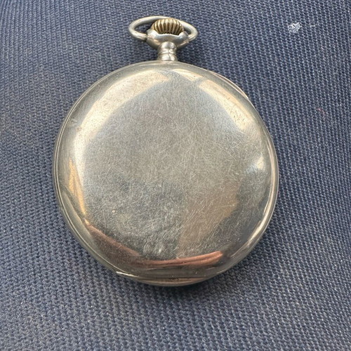 Omega Swiss Made pocket watch used, visible dial marks